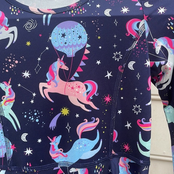NWT- 🦄 Girls Unicorn Printed Dress Size 2XL - Picture 6 of 15